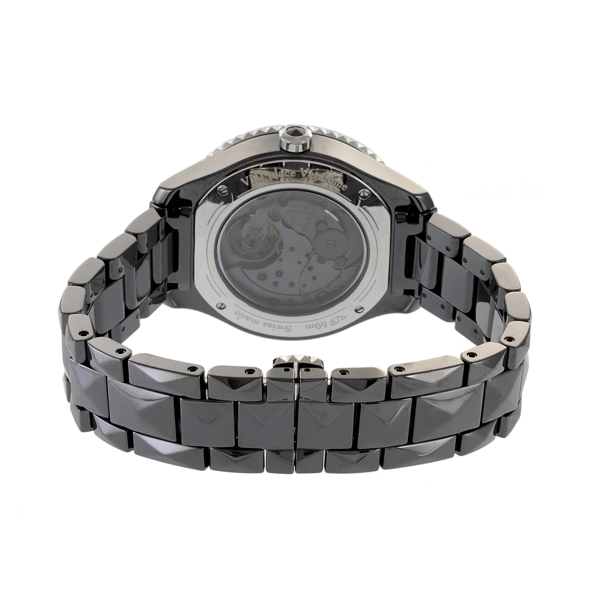 Dior Viii Grand Bal Watch In Black Ceramic and Diamonds