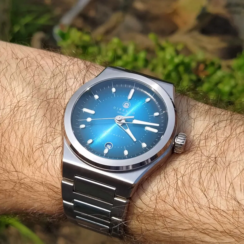 Direnzo DRZ04 Mondial Blue - Swiss&nbsp;Made Sports&nbsp;Dress&nbsp;Watch