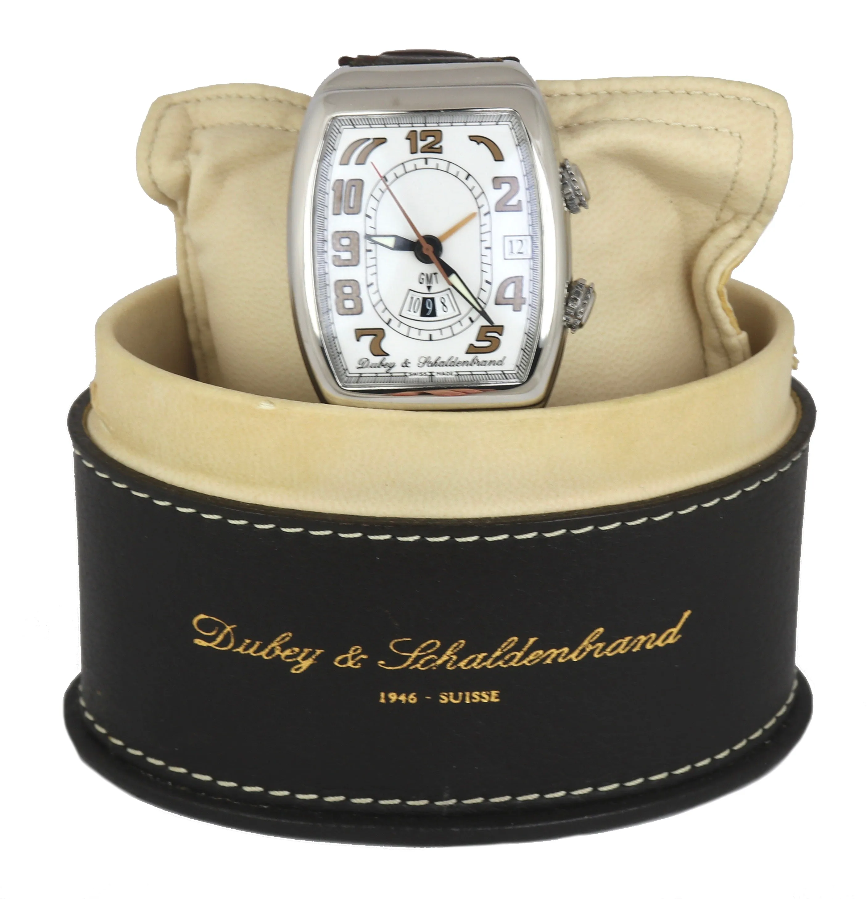Dubey & Schaldenbrand Sonnerie Alarm GMT Stainless Steel 38mm Automatic Watch
