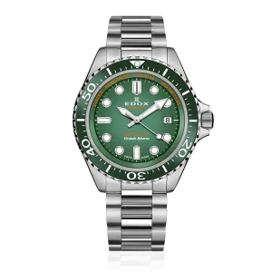 EDOX SWISS MADE 80801-3VM-VDN NEPTUNIAN GRANDE RÉSERVE DATE AUTOMATIC