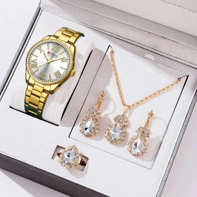 Elegance Meets Precision: CURREN Luminous Women Watch Set