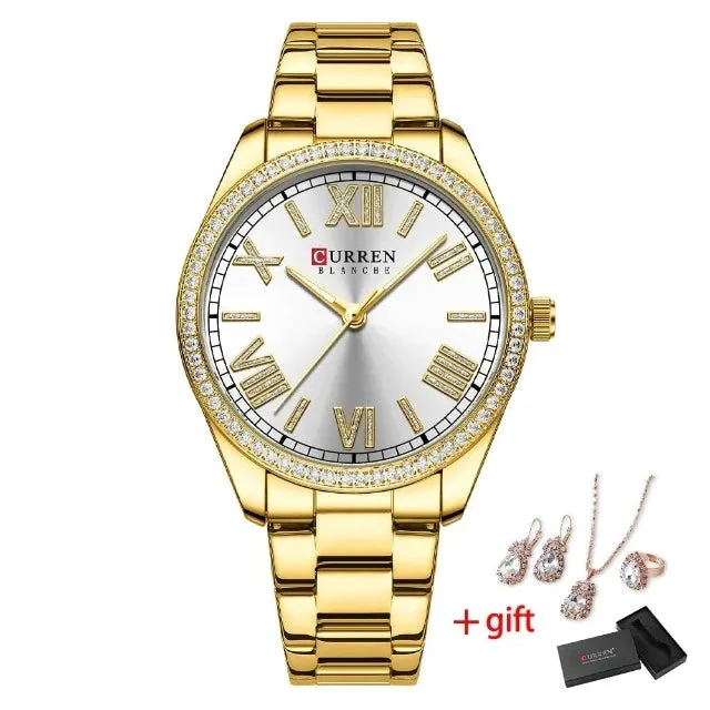 Elegance Meets Precision: CURREN Luminous Women Watch Set