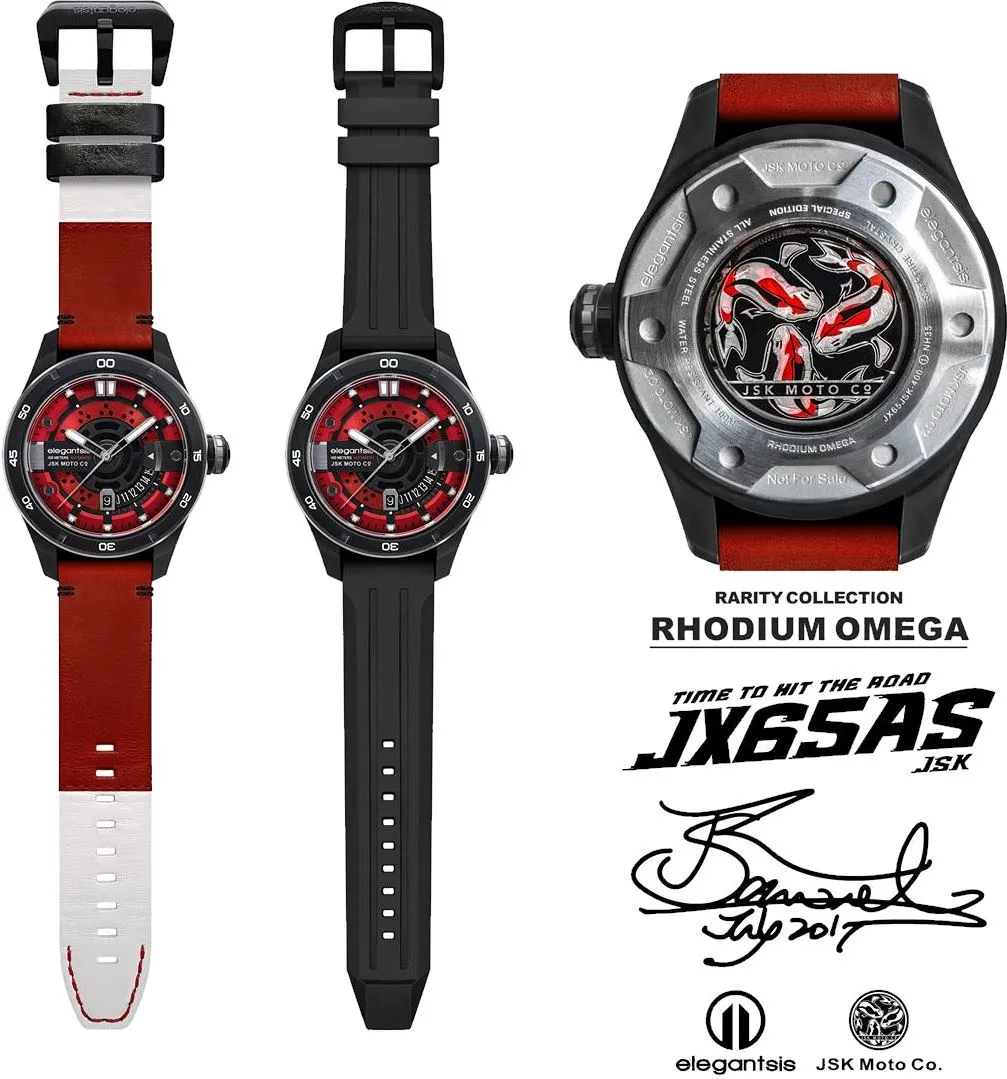 Elegantsis JSK Rhodium Omega - Limited&nbsp;Edition (Swiss&nbsp;Mvmt)