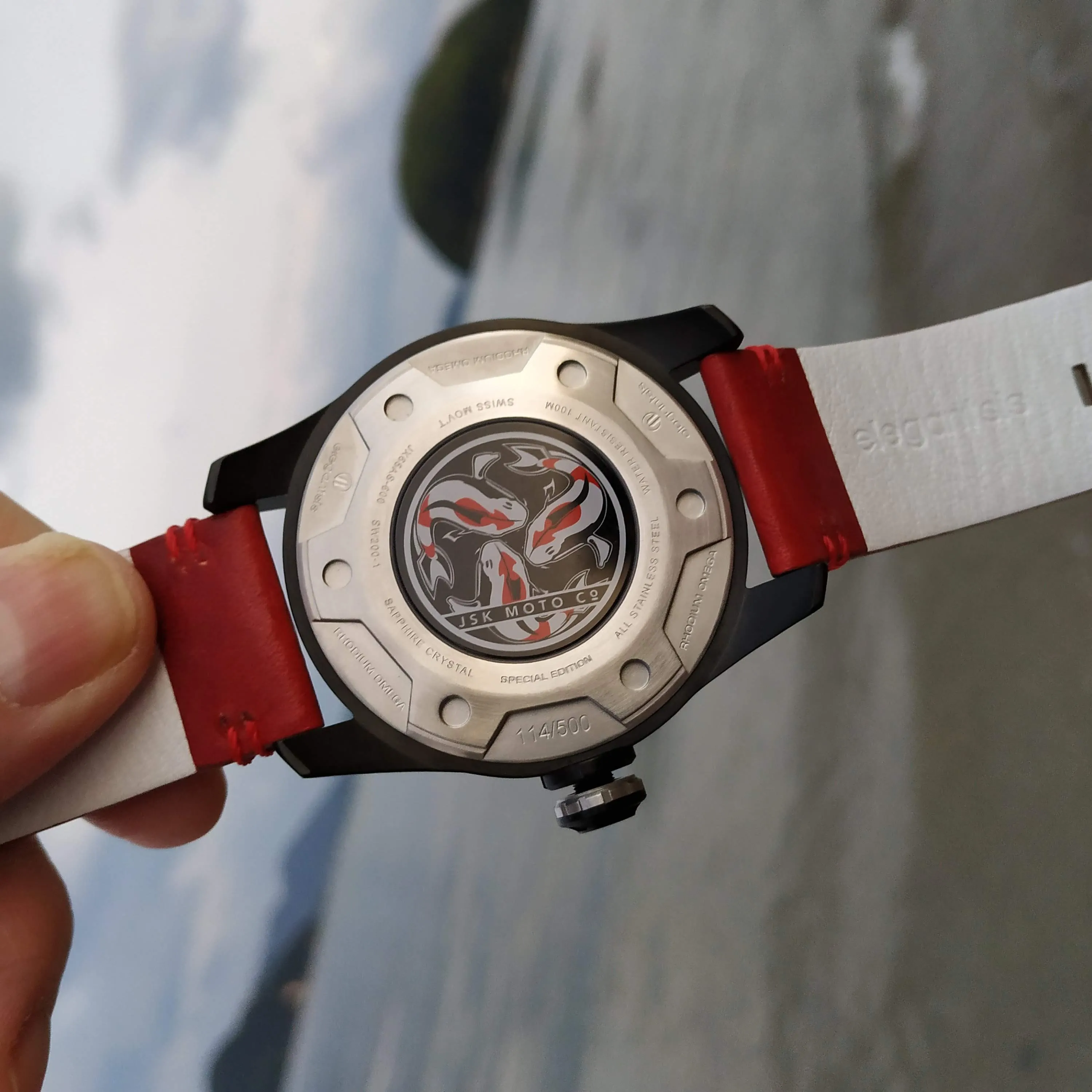 Elegantsis JSK Rhodium Omega - Limited&nbsp;Edition (Swiss&nbsp;Mvmt)