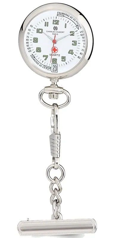 EMT and Nurse's Pulsemeter Watches from Charles-Hubert Paris, Watch FOB, Pocket Watch Style