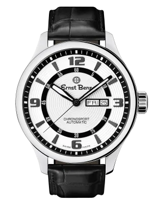 Ernst Benz ChronoSport Contemporary 47mm White Dial Automatic Men's Watch GC10222