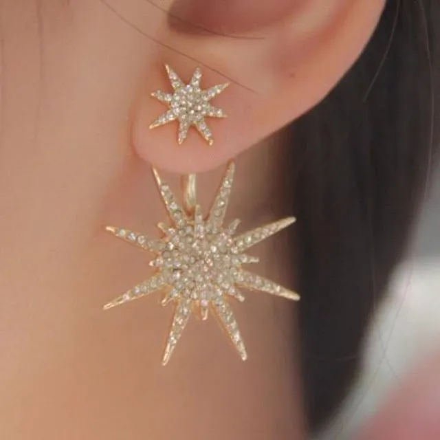 Exquisite Crystal Rhinestone Lady Women Earrings 1
