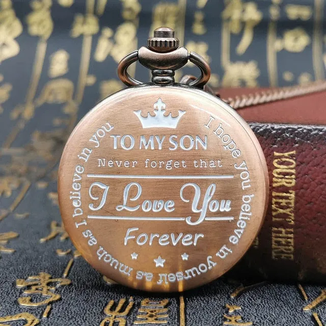 Fashion Silver/Bronze/Black/Gold Pocket Watch Smooth Quartz Pocket Watches Jewelry Alloy Chain Pendant Necklace Man Women Gift
