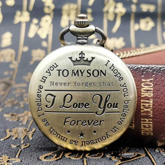Fashion Silver/Bronze/Black/Gold Pocket Watch Smooth Quartz Pocket Watches Jewelry Alloy Chain Pendant Necklace Man Women Gift