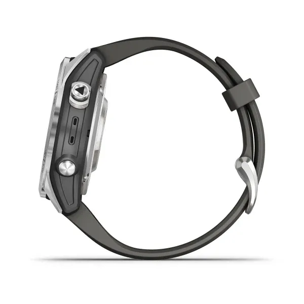Fenix 7S Pro - Solar Edition- Silver With Graphite Band