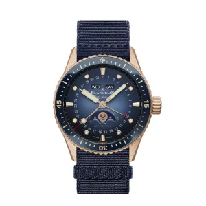 FIFTY FATHOMS BATHYSCAPHE QUANTIÈME COMPLET PHASES DE LUNE