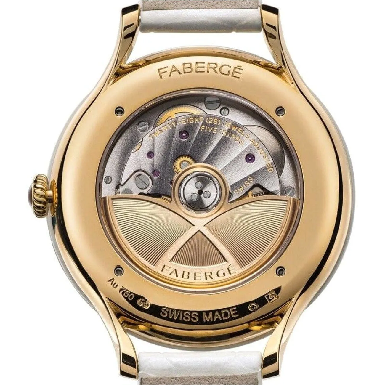 Flirt 36MM 18 Karat Rose Gold - White Dial