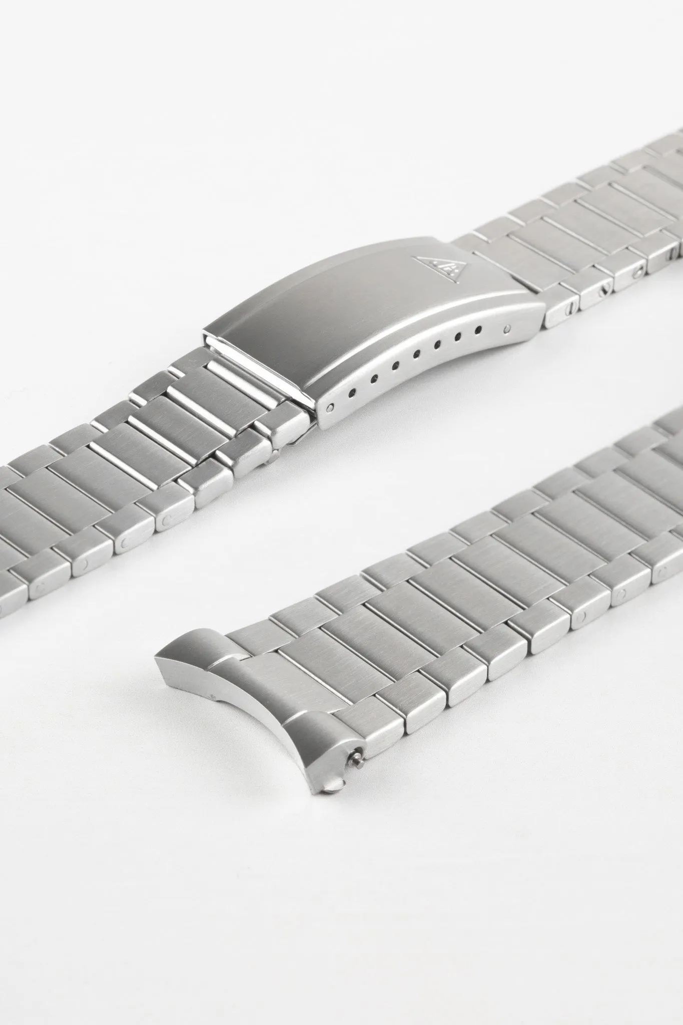 Forstner FLAT LINK Stainless Steel Watch Bracelet for OMEGA Seamaster - FULLY BRUSHED