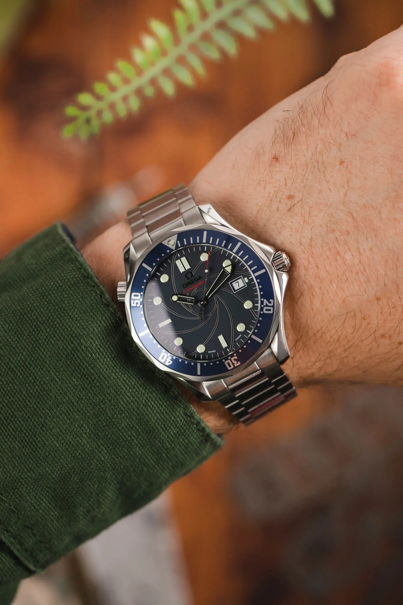 Forstner FLAT LINK Stainless Steel Watch Bracelet for OMEGA Seamaster - FULLY BRUSHED