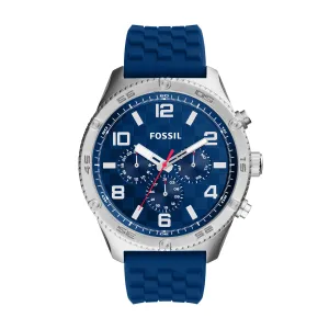 Fossil Analog Men's Watch Stainless Steel Plastic Band - BQ2558