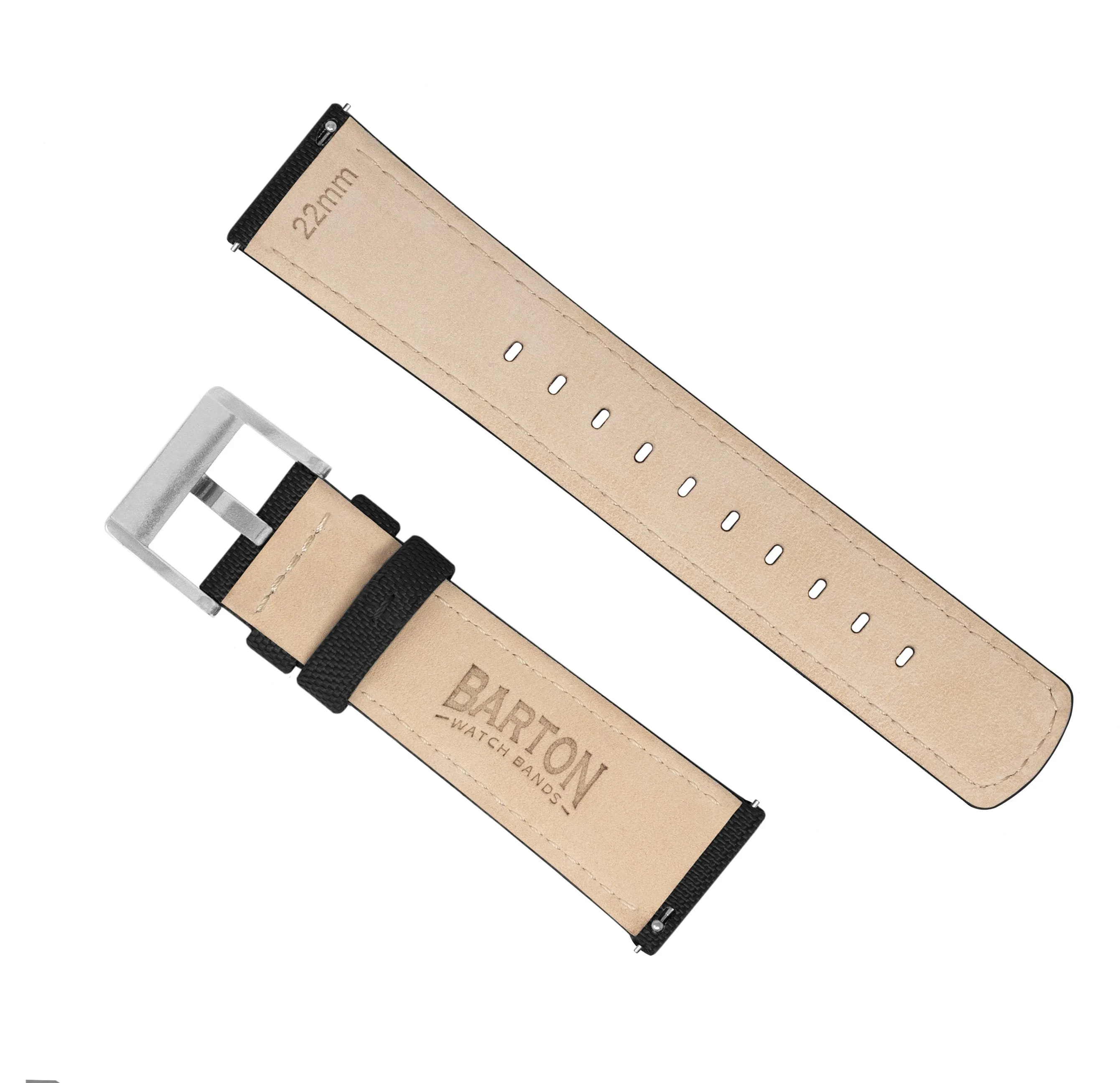 Fossil Q Sailcloth Quick Release Black Watch Band
