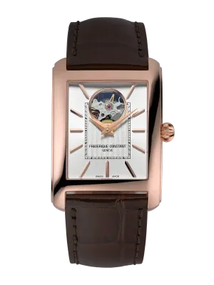 FREDERIQUE CONSTANT CLASSICS CARREE RECTANGULAR RG HEART BEAT AUTOMATIC