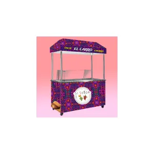 Fully Branded Custom Mobile Cart for Mini Donuts, Hot Dogs, Tacos, Churros, Pizza & More | Free Delivery Across Canada and the USA | Cart Model MPF-XT By Masterpiece Foods | 🍁 Built in Canada