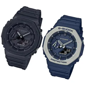 G-Shock Analog Digital Men's Watch Pair GA2110ET-2A GA2100-1A1