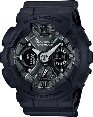 G-Shock Black Dial Resin Women's Watch GMAS120MF-1A