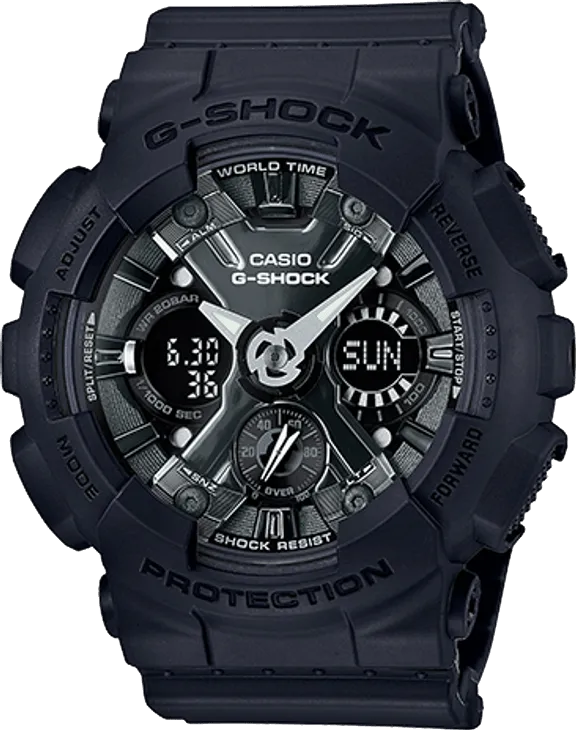 G-Shock Black Dial Resin Women's Watch GMAS120MF-1A