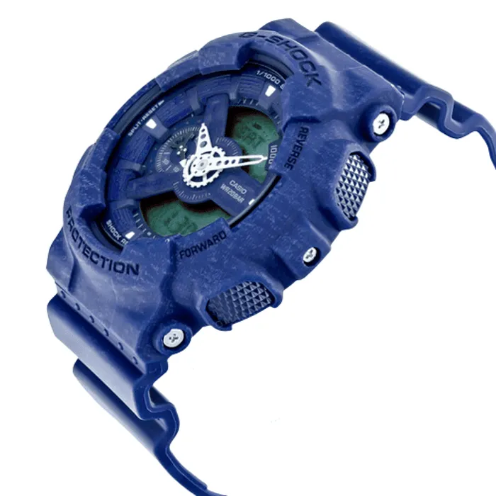 G-Shock Heathered Blue Dial Resin Men's Watch GA110HT-2A