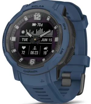 Garmin Instinct Crossover Solar Tidal Blue Watch