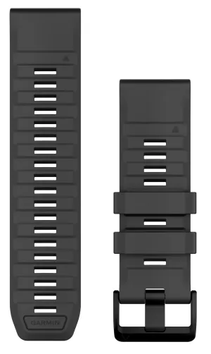 Garmin QuickFit 26 Watch Bands Graphite Silicone (010-13393-07)