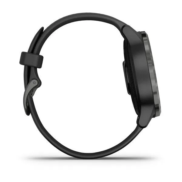 Garmin Vivoactive 4S Black Silicone Full Display Dial Smart Watch - 010-02172-14
