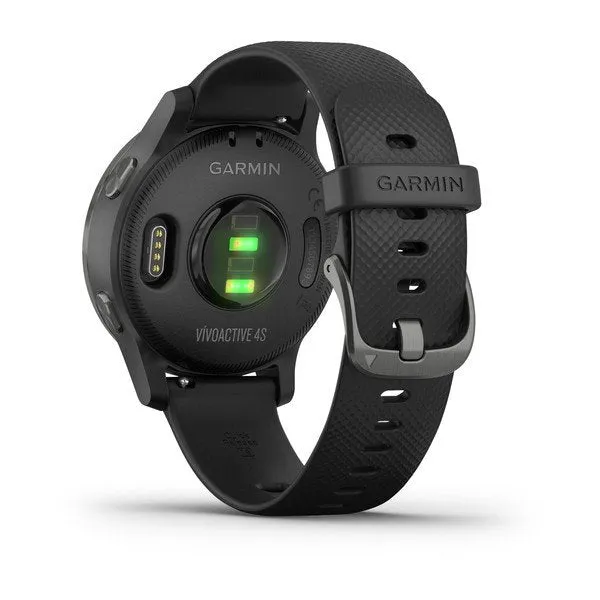 Garmin Vivoactive 4S Black Silicone Full Display Dial Smart Watch - 010-02172-14