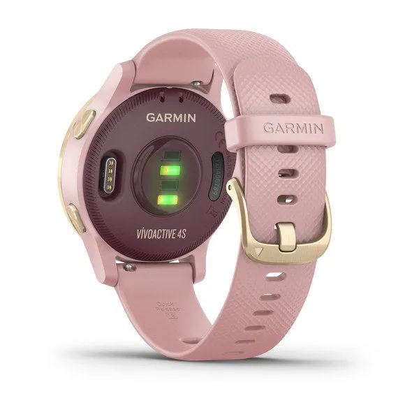 Garmin Vivoactive 4S Dust Rose Silicone Full Display Dial Smart Watch - 010-02172-34