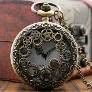 Gears Steampunk Pocket Watch