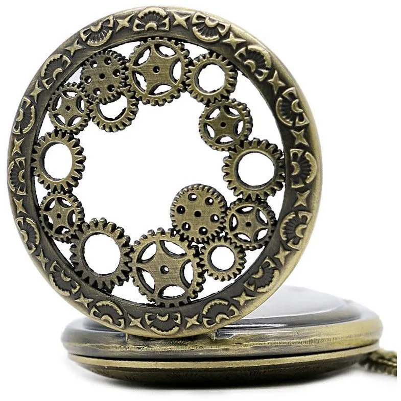 Gears Steampunk Pocket Watch