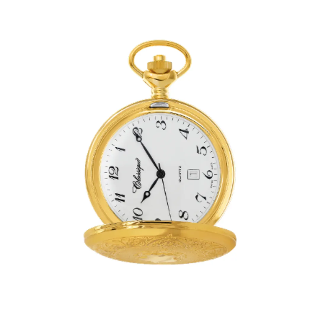 Gent’s Gold Plated Pocket Watch – Classic & Timeless Elegance