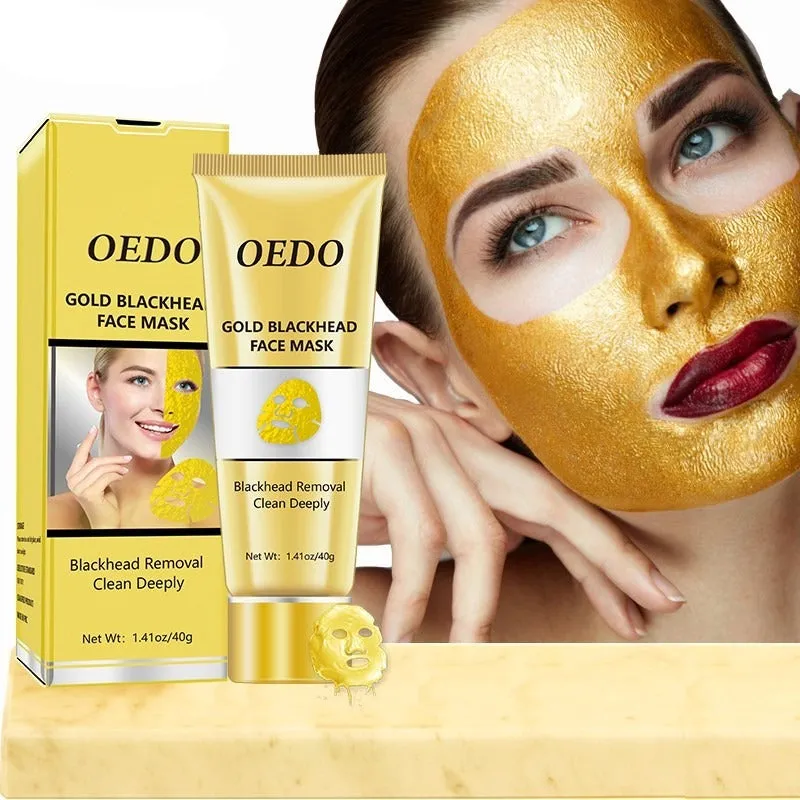 Gold Infused Blackhead Removing Peel-Off Mask for Pore Minimization and Smooth Skin