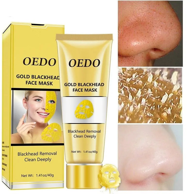 Gold Infused Blackhead Removing Peel-Off Mask for Pore Minimization and Smooth Skin