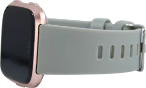 Grey Silicone Fitbit Versa Watch Band