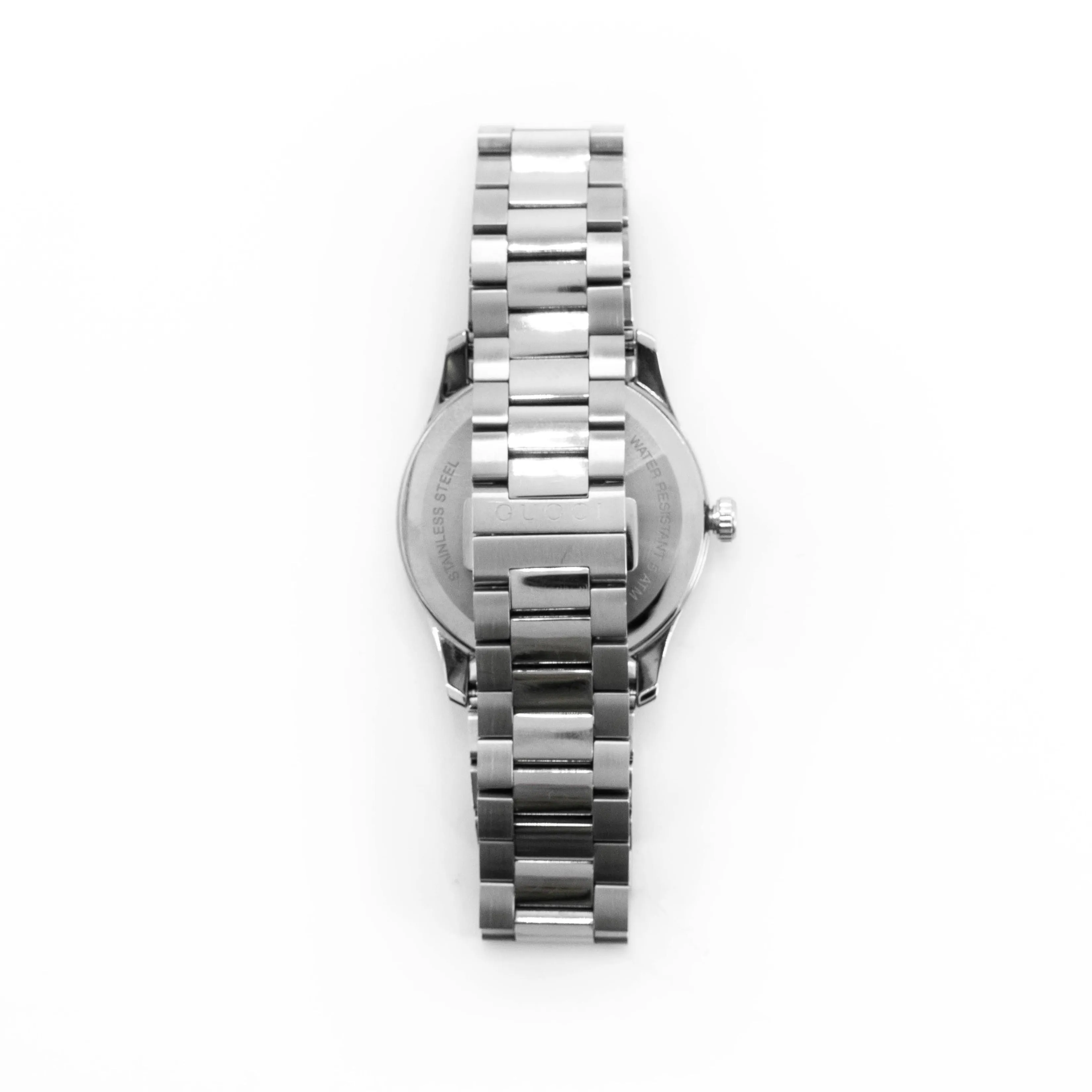 Gucci G-Timeless YA1264126 Iconic Stainless Steel Silver Bee 38mm Unisex Watch