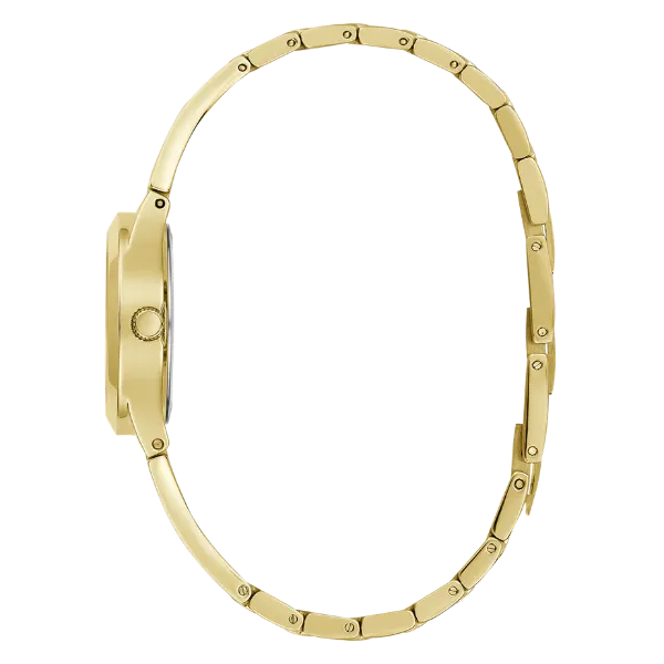 Guess Tessa Gold Stainless Steel Gold Dial Quartz Watch for Ladies - GW0609L2