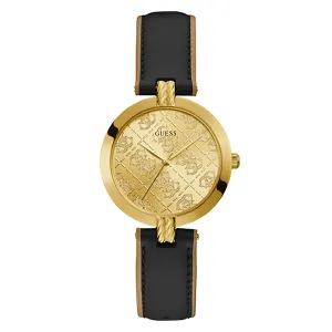 Guess Women's Watch Gold Tone Case Quartz