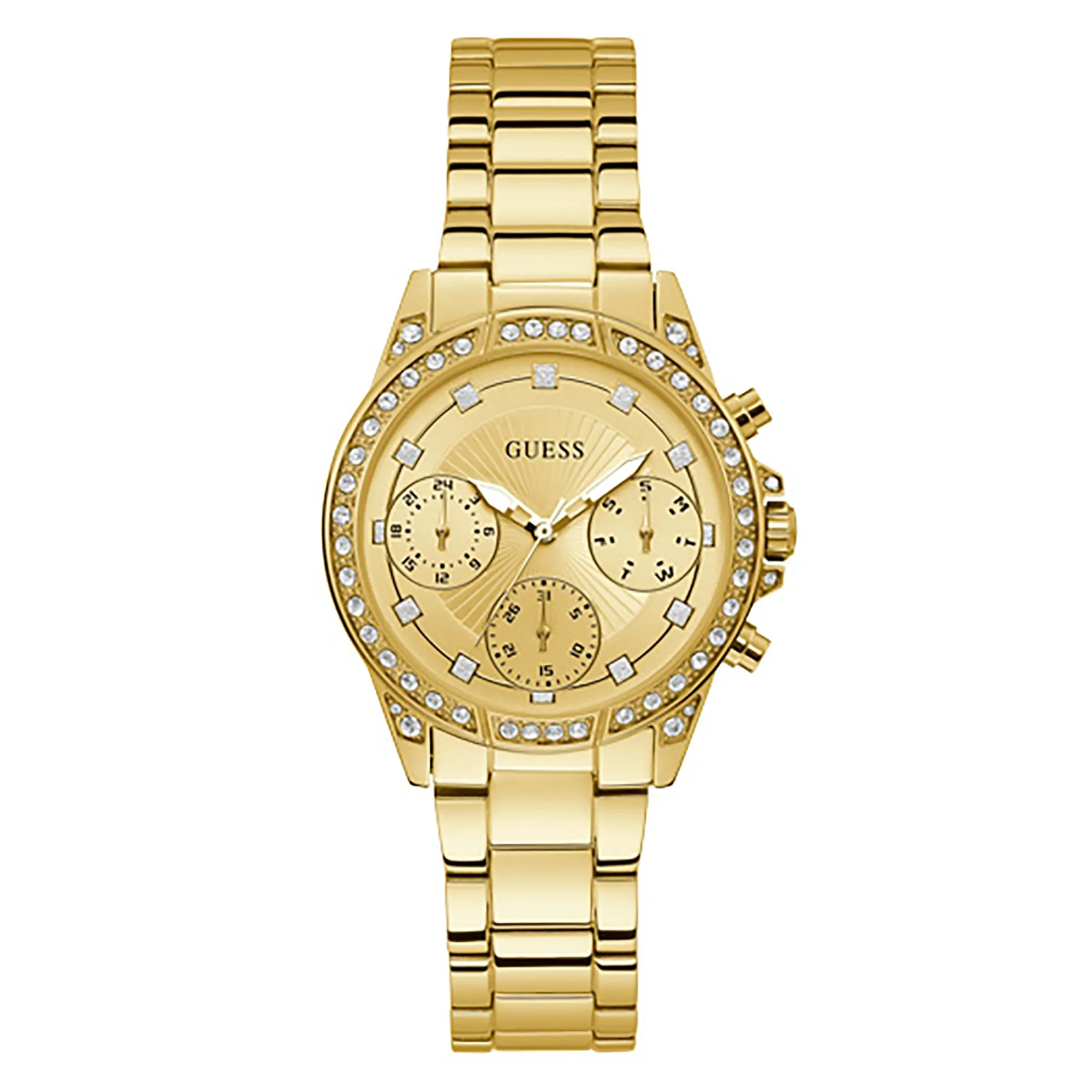 Guess Women's Watch Gold Tone Case Quartz