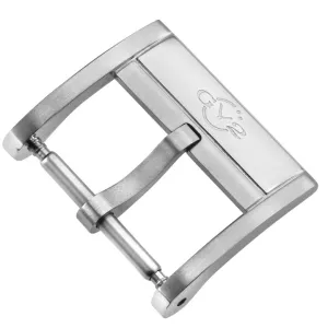 GV2 Rovescio 18mm Brushed And Polished Stainless Steel Tang Buckle