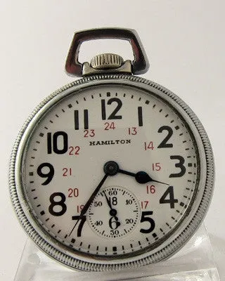 HAMILTON 992B Military Pocket Watch