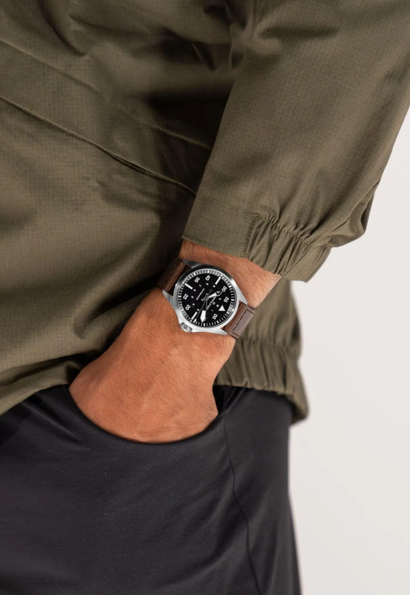 Hamilton Khaki Aviation Pilot Automatic 39mm Men's Watch H76305530
