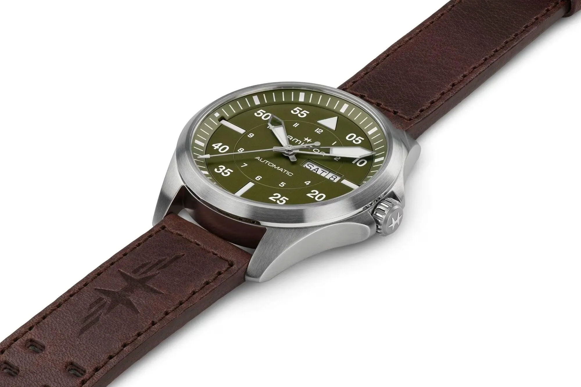 Hamilton Khaki Aviation Pilot Day Date Automatic Men's Watch H64635560