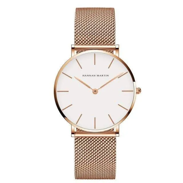 Hannah Martin Rose Gold Ladies Watch