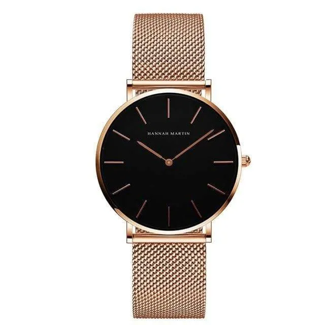 Hannah Martin Rose Gold Ladies Watch