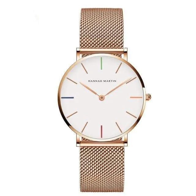 Hannah Martin Rose Gold Ladies Watch