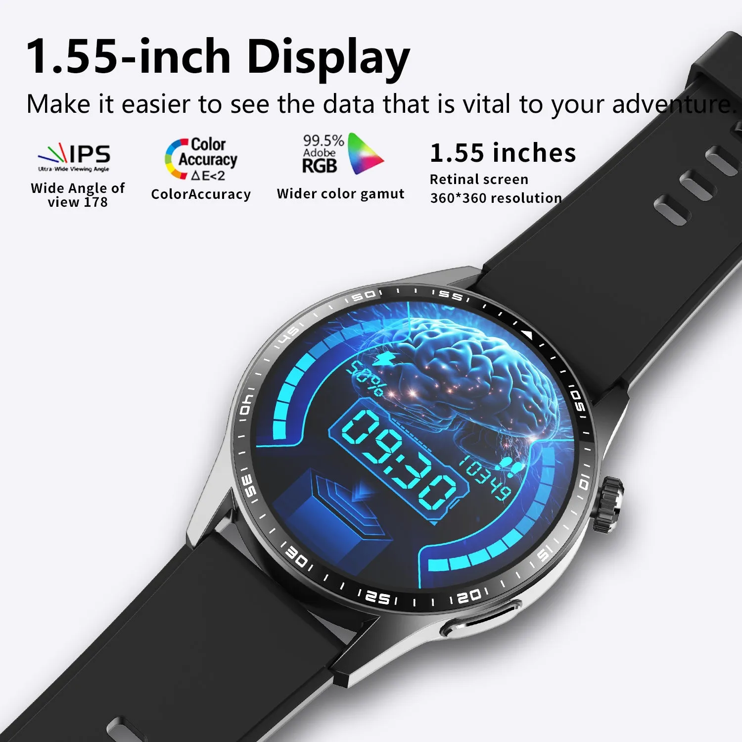 Healthy Blood Oxygen Smart Watch Men ECG PPG Precise Body Temperature Heart Rate Monitor Smartwatch HRV Blood Pressure Watches