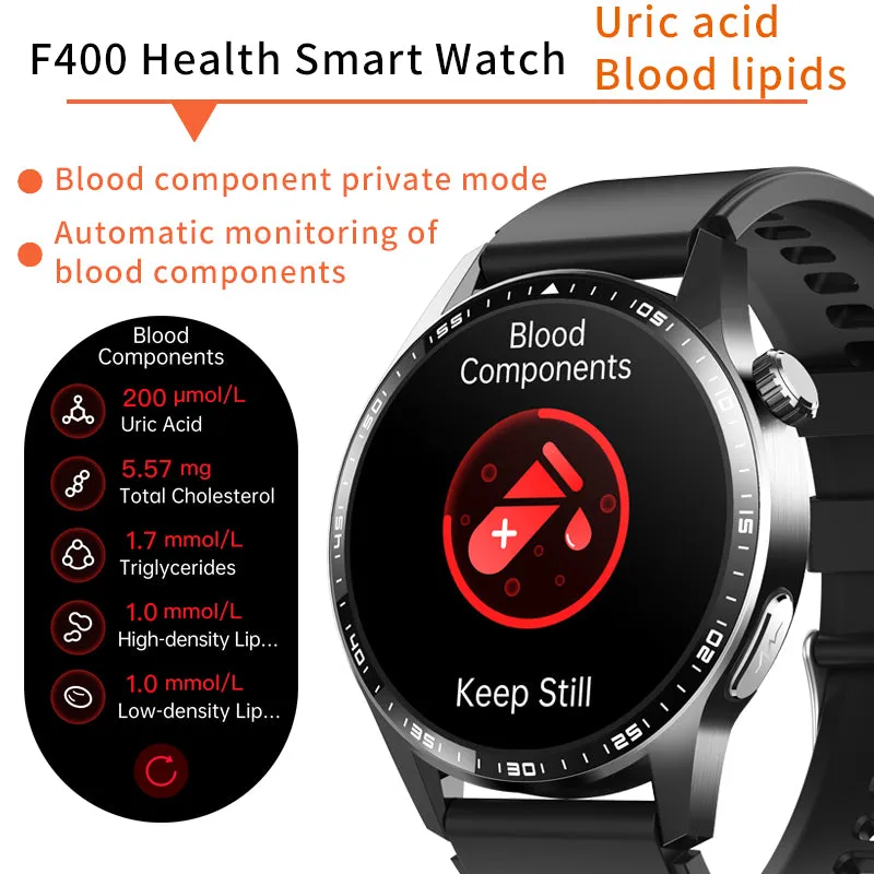 Healthy Blood Oxygen Smart Watch Men ECG PPG Precise Body Temperature Heart Rate Monitor Smartwatch HRV Blood Pressure Watches